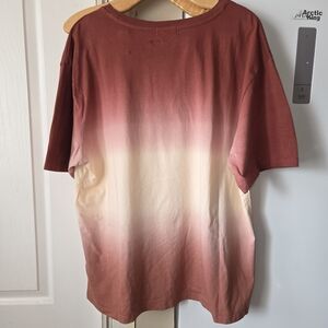 Gradient Red and Cream T-Shirt